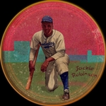 Helmar Baseball Heads Score 5! #42 Jackie ROBINSON Brooklyn Dodgers HOF