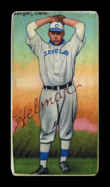 T206-Helmar #580 Heinie Berger Cleveland Naps