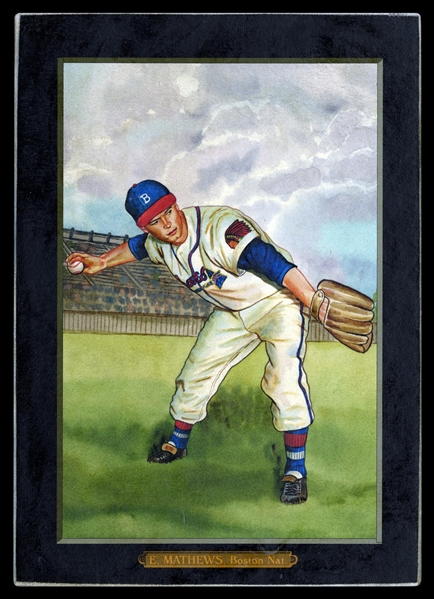 Helmar T4 #19 Eddie MATHEWS Milwaukee Braves HOF