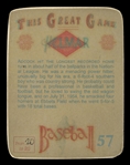 Helmar This Great Game #57 Joe Adcock Milwaukee Braves
