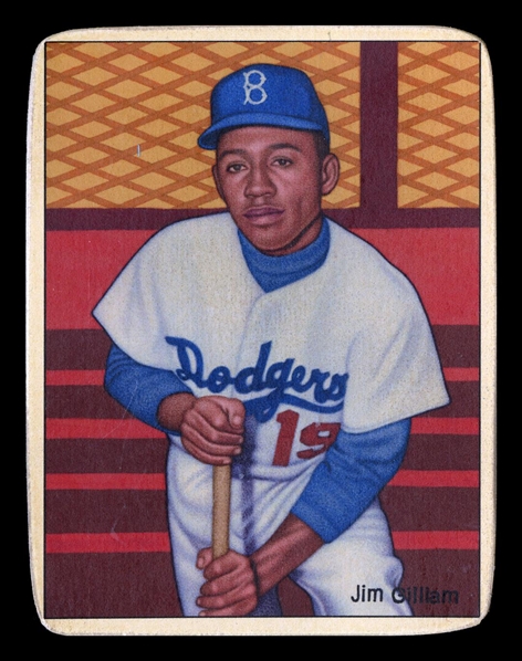Helmar This Great Game #71 Jim Gilliam Brooklyn Dodgers