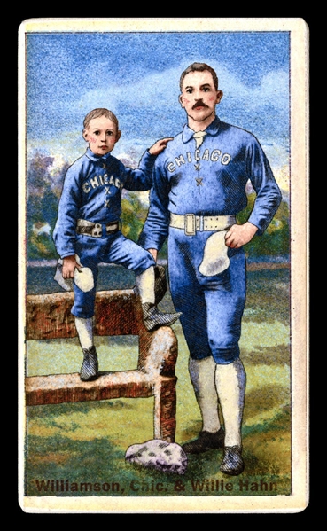 Helmar Polar Night #48 Ned Williamson & Willie Hahn Chicago White Stockings