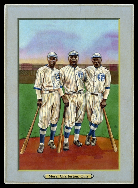 T3-Helmar #40 Pablo Mesa, Oscar CHARLESTON & Alejandro Olms Cuban Stars HOF