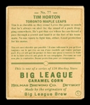 Helmar R319 Hockey #77 Tony Horton Toronto Maple Leafs First Time