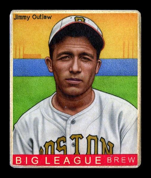 R319-Helmar Big League #500 Jimmy Outlaw Boston Bees