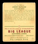 R319-Helmar Big League #500 Jimmy Outlaw Boston Bees