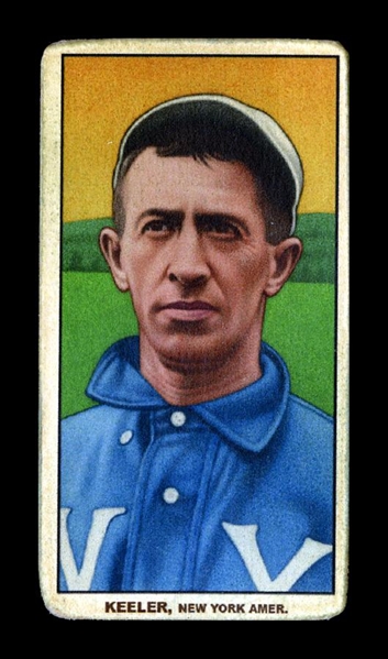 T206-Helmar #355 "Hit em where they aint" Wee Willie KEELER New York Highlanders HOF