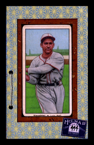 T206-Helmar #444 Enos SLAUGHTER St. Louis Cardinals HOF