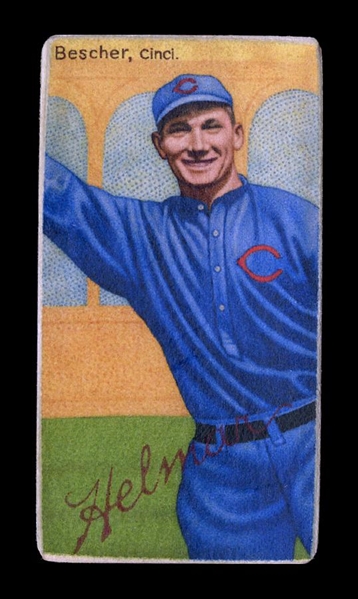 T206-Helmar #584 Bob Bescher Cincinnati Reds