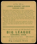 R319-Helmar Big League #60 Hack WILSON Chicago Cubs HOF