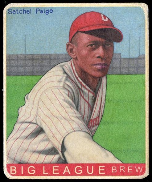 R319-Helmar Big League #509 LeRoy "Satchel" PAIGE Pittsburgh Crawfords HOF