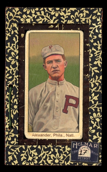 T206-Helmar #17 Grover Cleveland ALEXANDER Philadelphia Phillies HOF