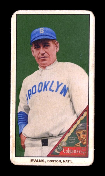T206-Helmar #115 Steve Evans Brooklyn Tip-Tops