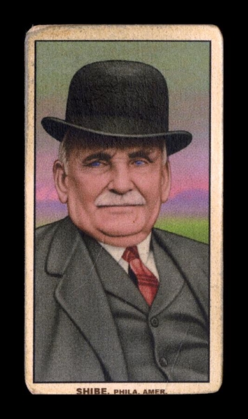 T206-Helmar #380 Ben Shibe of the Athletics Shibe Park Philadelphia Athletics