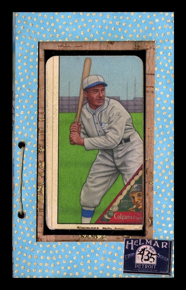 T206-Helmar #435 Al SIMMONS: .334 lifetime batting average over 20 seasons Philadelphia Athletics HOF