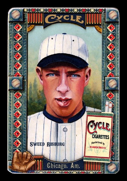 Helmar Oasis #326 Swede Risberg, banned from baseball Chicago White Sox