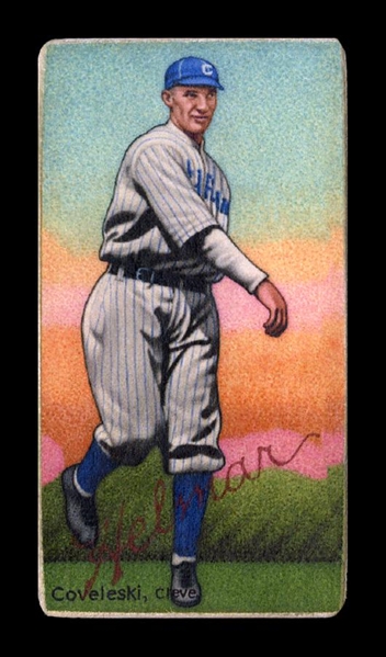 T206-Helmar #581 Stan COVELESKI Cleveland Indians HOF