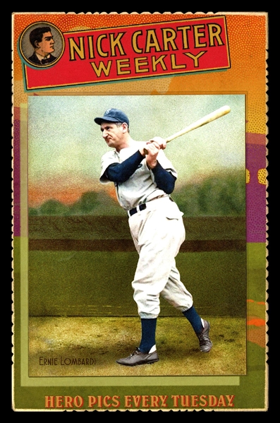 Helmar Cabinet III #84 Ernie LOMBARDI Brooklyn Dodgers