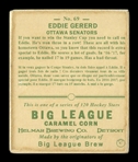 Helmar R319 Hockey #69 Eddie GERARD Ottawa Senators HOF